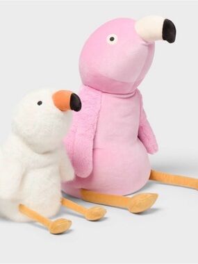Pillowfort weighted sensory flamingo mommy and baby